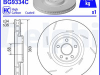 Disc frana DELPHI BG9334C