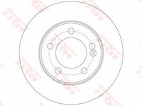 Disc frana DF2816S TRW pentru Nissan Nv400 Renault Master Opel Movano