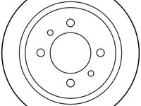 Disc frana DF4006 TRW pentru Nissan Pulsar Nissan Sentra Nissan Sunny Nissan Tsuru Nissan Sabre Nissan 100 Nissan Nxnxr Nissan Almera