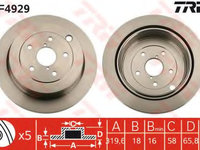 Disc frana DF4929 TRW