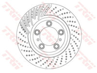 Disc frana DF6821S TRW