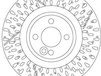 Disc frana DF6930S TRW