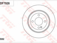 Disc frana DF7928 TRW pentru Hyundai Accent Hyundai Solaris Kia Rio Hyundai I30 Hyundai Verna Hyundai I20 Kia Stonic