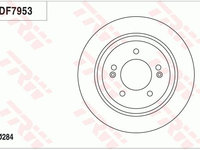 Disc frana DF7953 TRW pentru Hyundai Azera Hyundai Grandeur Kia Optima Kia Soul Hyundai Ioniq Kia Niro Hyundai I30 Kia Ceed Kia Proceed