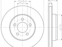 Disc frana DODGE NITRO, JEEP LIBERTY (KK) - MINTEX MDC2501