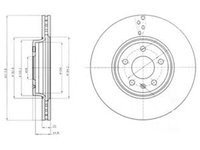 Disc frana DODGE STRATUS DELPHI BG4079