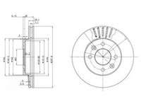 Disc frana DP1010 11 0477 DR VE pentru Renault 19 Renault 21 Renault Clio Renault Megane Renault Kangoo Renault Symbol Renault Thalia