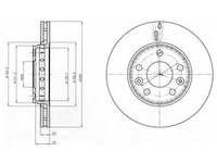 Disc frana DP1010 11 0628 DR VE pentru Renault Megane Renault ScEnic Renault Laguna Renault Gran Renault Fluence