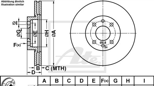 Disc Frana Fata - ATE - 24.0120-0142.1