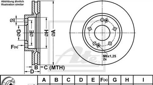 DISC FRANA FATA - ATE - 24.0126-0150.1