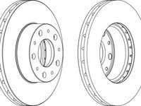 Disc frana fata BOXER, JUMPER, DUCATO dupa an 2006- nou