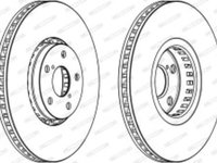 Disc frana Fata Dreapta LEXUS GS, IS C, IS III 2.0-4.6 04.05-