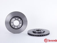 Disc frana fata dreapta si stanga ALFA ROMEO GIULIETTA FIAT 500X JEEP RENEGADE 1.3D-1.6 d 04.10- cod BREMBO 09.A721.11