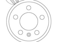 Disc frana Fata Dreapta/Stanga AUDI A1, A1 CITY CARVER, SEAT IBIZA V, SKODA FABIA IV, KAMIQ, SCALA, VW POLO VI 1.0-2.0 01.17-