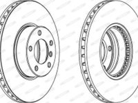 Disc frana Fata Dreapta/Stanga BMW 5 (E39) 2.0-4.4 01.96-05.04