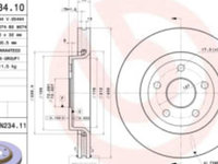 Disc frana Fata Dreapta/Stanga DODGE DURANGO, JEEP GRAND CHEROKEE, GRAND CHEROKEE IV 3.0-6.4 10.10-