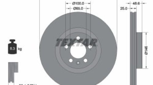 Disc frana Fata Dreapta/Stanga (fara pivot de