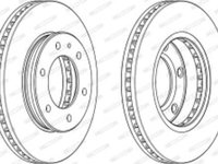 Disc frana Fata Dreapta/Stanga FORD RANGER 2.0 d-3.2D 04.11-