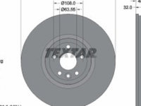 Disc frana Fata Dreapta/Stanga JAGUAR F-PACE, I-PACE, LAND ROVER RANGE ROVER VELAR 2.0-Electric 09.15-