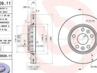 Disc frana Fata Dreapta/Stanga MERCEDES CITAN (MPV), CITAN/MINIVAN (W415), RENAULT KANGOO BE BOP, KANGOO EXPRESS, KANGOO II 1.2-Electric 02.08-