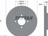 Disc frana Fata Dreapta/Stanga MITSUBISHI COLT VI 1.1-1.5D 06.04-06.12