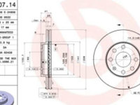 Disc frana Fata Dreapta/Stanga OPEL ASCONA C, ASTRA F, ASTRA F CLASSIC, CORSA A, CORSA A TR, CORSA B, KADETT D, KADETT E, KADETT E COMBO, VECTRA A 1.0-1.8 08.79-01.05