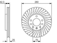 DISC FRANA Fata Dreapta/Stanga OPEL ASTRA G Hatchback (T98) BOSCH 0 986 479 919 1998 1999 2000 2001 2002 2003 2004 2005