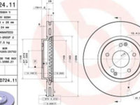 Disc frana Fata Dreapta/Stanga SSANGYONG KORANDO 2.0/2.0 d/2.2D 11.10-