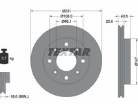 DISC FRANA Fata Dreapta/Stanga TATA SIERRA TEXTAR 92158900 1997 1998 1999 2000