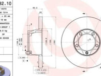 Disc frana Fata Dreapta/Stanga VW LT 28-35 I, LT 40-55 I 2.0/2.4/2.4D 04.75-06.96