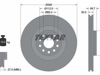 DISC FRANA Fata Dreapta/Stanga VW PASSAT B6 (3C2) TEXTAR 92120603 2005 2006 2007 2008 2009 2010