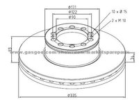 DISC FRANA fata MAN TGL, TGM -produs nou