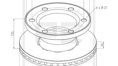 Disc frana FATA MIDLINER -PRODUS NOU