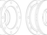 Disc frana FCR106A FERODO pentru Iveco Eurocargo