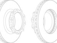 Disc frana FCR147A FERODO pentru Man M Man Tgm Man Tgx Man Tgs