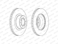 Disc frana FCR370A FERODO