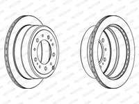 Disc frana FERODO DDF1597C-1