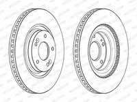 Disc frana FERODO DDF2199C