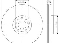 Disc frana FIAT 500L (199_) (2012 - 2016) TEXTAR 92237603