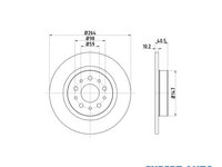 Disc frana Fiat 500L 2012-2016 #2 08946060