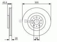 Disc frana FIAT 500L - Cod intern: W20270938 - LIVRARE DIN STOC in 24 ore!!!