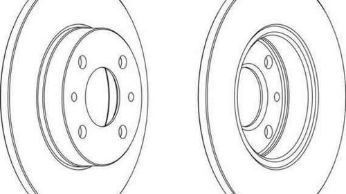 Disc frana FIAT BRAVO I 182 FERODO DDF140