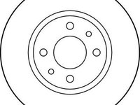 Disc frana FIAT BRAVO I 182 TRW DF2686