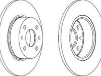 Disc frana FIAT BRAVO II (198) (2006 - 2016) FERODO DDF066