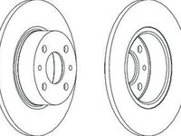 Disc frana FIAT BRAVO II 198 FERODO DDF066