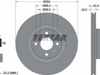 Disc frana FIAT BRAVO II 198 TEXTAR 92053503