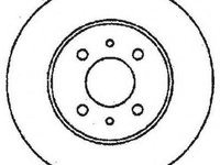 Disc frana FIAT CROMA (154), ALFA ROMEO 168 (164), LANCIA THEMA (834) - JURID 561519J