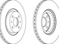 Disc frana FIAT CROMA 154 FERODO DDF220