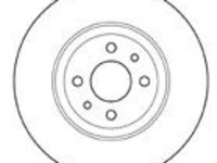 Disc frana FIAT CROMA (154), LANCIA DEDRA (835), LANCIA DELTA (831AB0) - MAPCO 15035