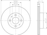 Disc frana FIAT CROMA (154), LANCIA DELTA (831AB0), ALFA ROMEO 168 (164) - MINTEX MDC406